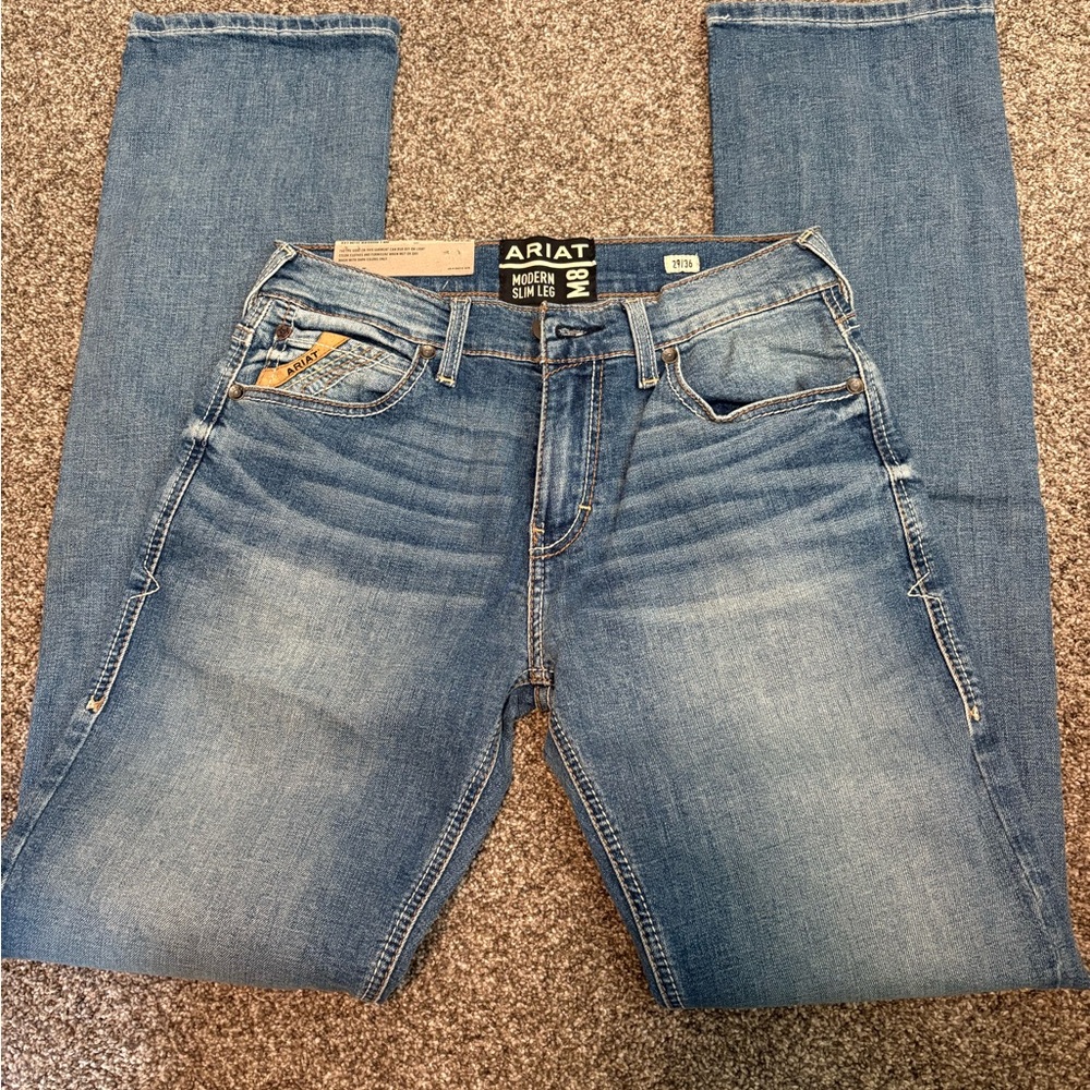 Ariat Men's Slim Straight Denim Jeans